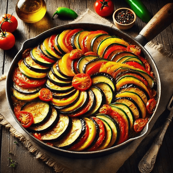 Image ratatouille actualités cueillette Chapeau de Paille Cueillette fruits légumes fleurs Chapeau de Paille